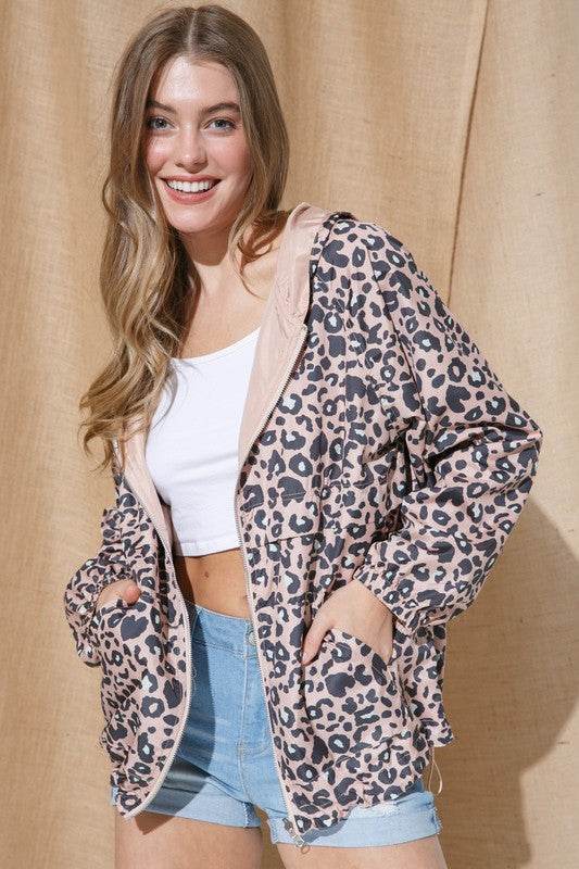 Sweet Generis Reversible Zipup Windbreaker Hoodie - Rosa Apparel