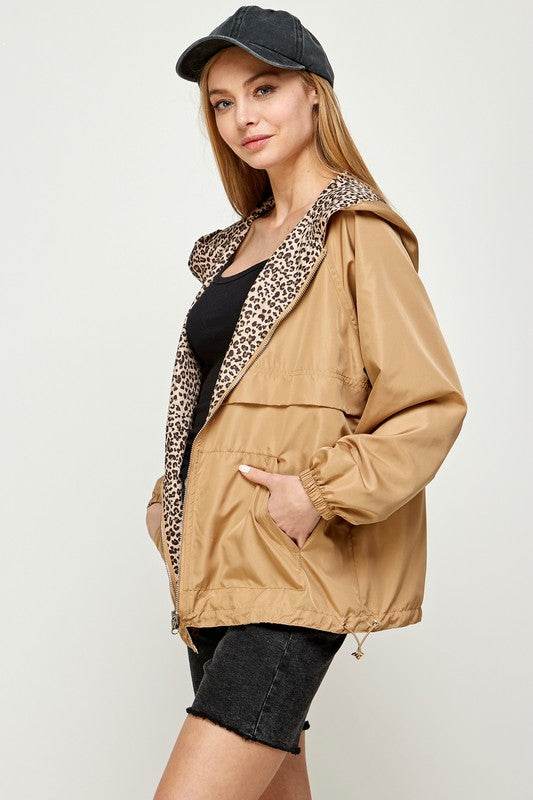 Sweet Generis Reversible Zipup Windbreaker Hoodie - Rosa Apparel