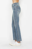 Judy Blue Full Size Tummy Control Back Embroidered Pocketed Bootcut Jeans Plus Size - Rosa Apparel