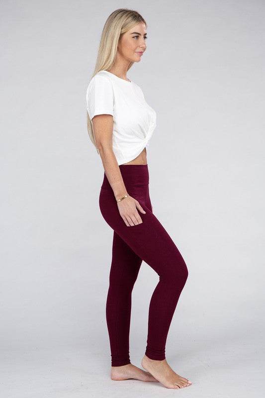 Ambiance Active Leggings Featuring Concealed Pockets - Rosa Apparel