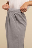 Lilou Waffle Trouser Knit Fabric Formal Pants - Rosa Apparel
