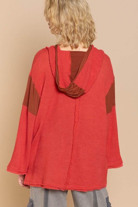 POL Bell Sleeve Oversized Fit Sweater Top - Rosa Apparel