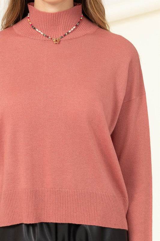 HYFVE Warm Personality High-Neckline Sweater - Rosa Apparel